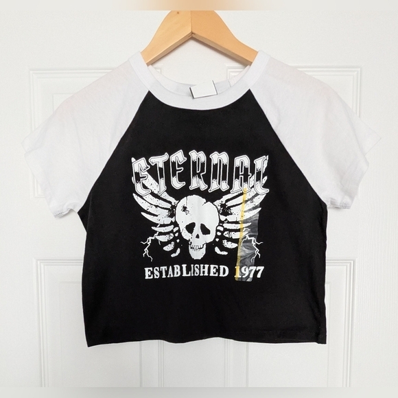 NWT - Zoe+Liv Cropped T-Shirts - Perfect For "Twin Day" at School or at Camp - Picture 2 of 7